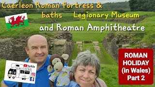 305 Caerleon Castle Roman Fortress and Baths Legionary Museum and Roman Amphitheatre Wales [upl. by Barnebas]