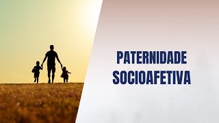 Paternidade socioafetiva [upl. by Krock]