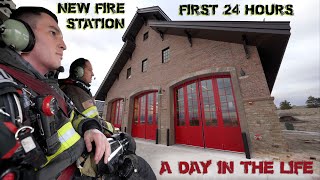 First 24 Hours in a New Fire Station  A Day in the Life [upl. by Anerev74]