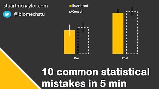 Ten Statistical Mistakes in 5 Min [upl. by Enilauqcaj238]