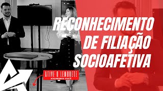 DIREITO DE FAMÍLIA Reconhecimento de filiação socioafetiva [upl. by Nonnahc]