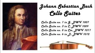 Johann Sebastian Bach  Cello suites in 432 Hz great for reading or studying [upl. by Aelanna]