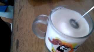 Aerolatte Review Frothing Cold Milk In Under 1 Minute [upl. by Astera]