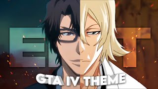 Aizen x Urahara  GTA IV Theme Edit [upl. by Edgard161]